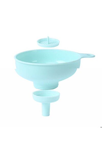 DAMUR 3-in-1 plastic funnel, two drainage sizes, with thread and filter, drai...