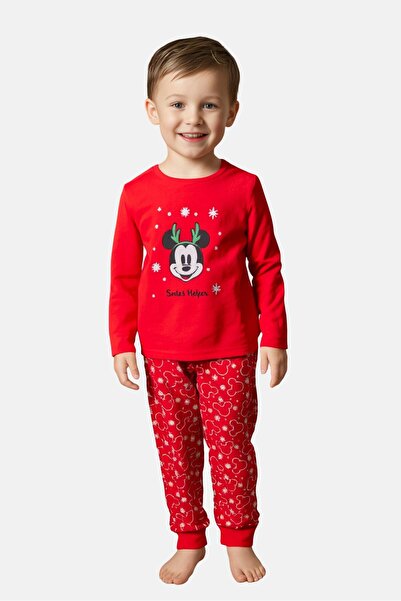 Sinsay x Disney Kids Boy 2 Pieces Graphic Print Pyjama Set, Multicolor