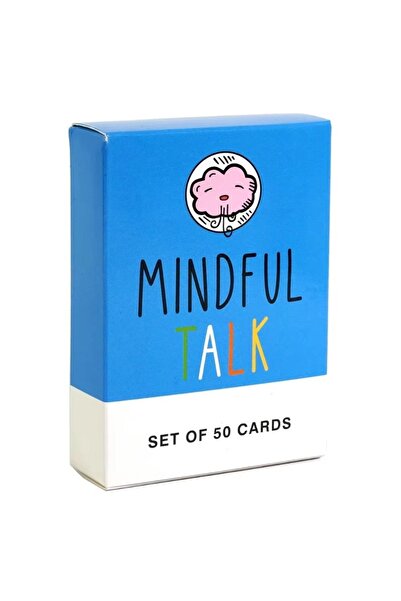 Choice Blue Mindfulness Dialogue Game Cards for School Children, Children, and Parents Mindfulness Dialogue