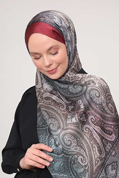 Levidor Kırmızı Gölgeli Desen Brand Şal