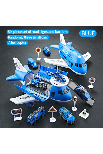 Choice1 ألعاب نموذج طائرة سيارة للأطفال باللون الأزرق، طائرات محاكاة نموذجية ...
