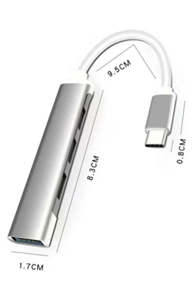 KRL Type-c To Usb Hub 4 Port Çoklayıcı Macbook Ile Uyumlu Çoğaltıcı Type C To Usb Converter Hub