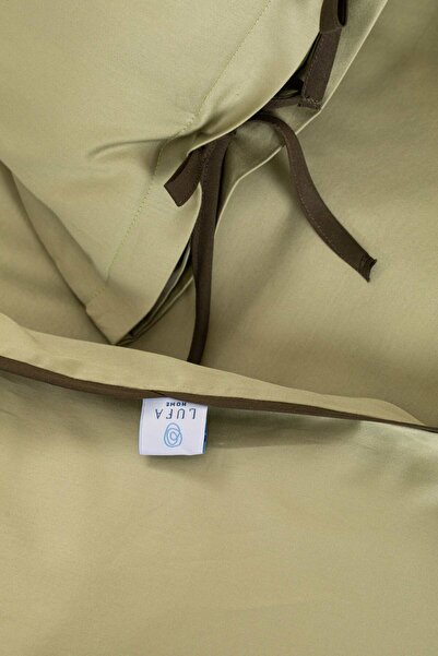 LUFA HOME Cotton Piping Double Duvet Cover Set