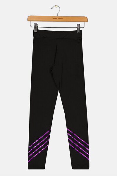 Sinsay Kids Girl Solid Leggings, Black