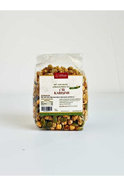 saltyaşam 3lü Karışım (Dut,Leblebi ve Kabak Çekirdeği İçi) 240gr