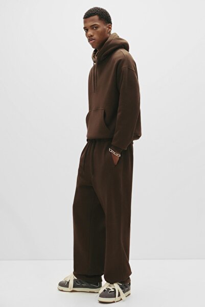 Pull & Bear Basic baggy tracksuit bottoms