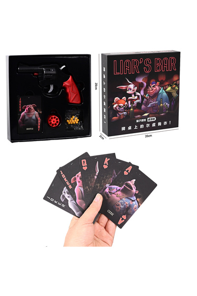 Choice A2 Liars Bar table Card Multiplayer Table Casual Party Drinking Table Aldult Multiplayer Interactive