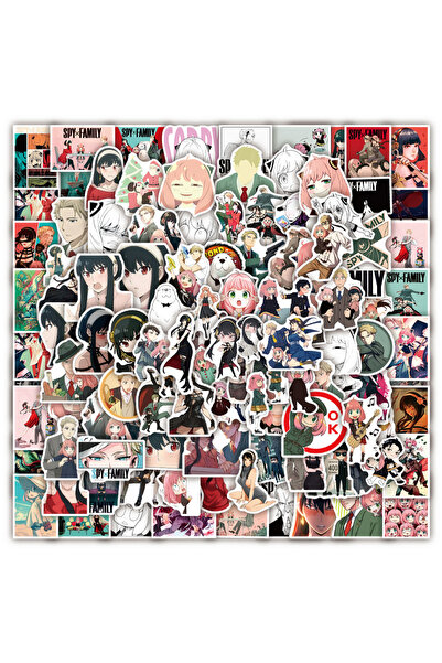 Choice3 بانداي 100 قطعة (10/30/50/100 قطعة) ملصقات كرتونية لشخصيات جاسوس وعائ...