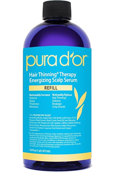 Pura D'or بلسم الصبار المُعالج للشعر الجاف والتالف والمجعد مع اللافندر والفان...