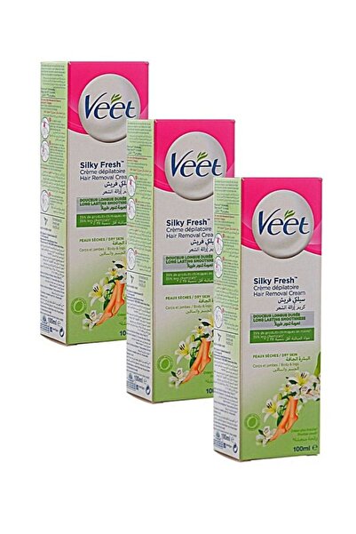 Veet كريم إزالة الشعر للبشرة الجافة 100 جرام 2+1 مجانًا