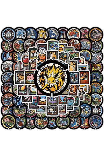 Choice 200 قطعة 10/50/100/200 قطعة ملصقات بوكيمون أنمي كاواي للأطفال ملصقات ك...