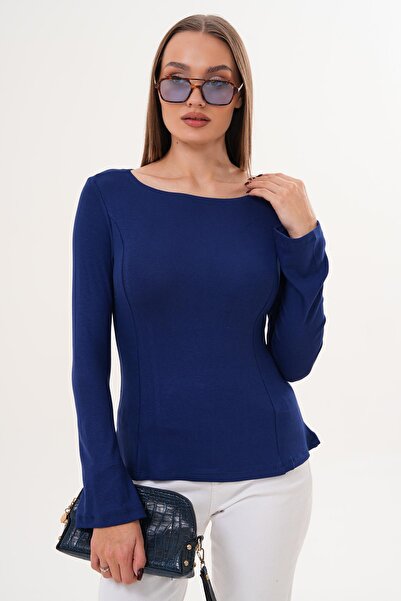 ŞİMAL Γυναικεία ισπανική μπλούζα με βολάν 255336 -