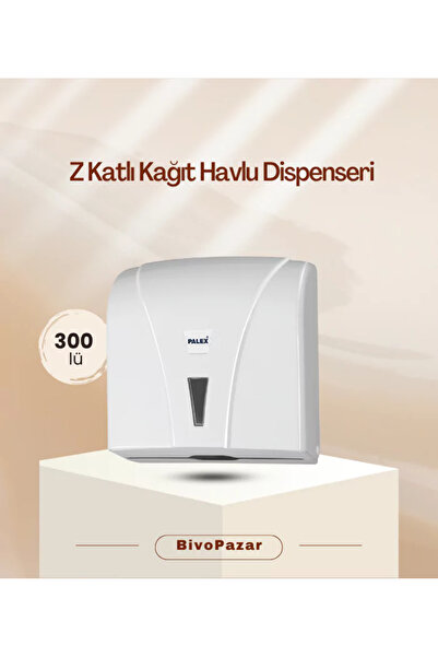 Palex Z Katlı Havlu Dispenseri Beyaz 300 lü