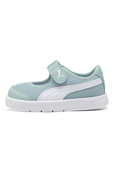 Puma Courtflex v3 Lina V Inf -Modern Mint-PUMA White