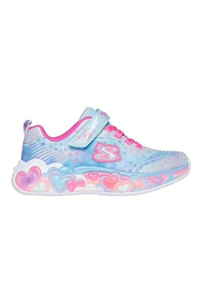 SKECHERS حذاء إس-لايتس إترنال هارت لايتس بإغلاق متكيف - أزرق فاتح ووردي
