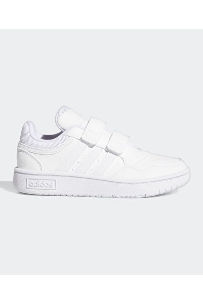 adidas حذاء كرة السلة هوبس لايف ستايل بخطاف وحلقة - أبيض