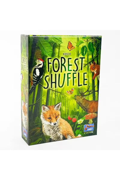 Choice رصيف سياحي أخضر من Forest Shuffle، لعبة Forest Shuffle باللغة الإنجليزية، لعبة Forest Shuffle، لعبة لوحية، بطاقة لعبة
