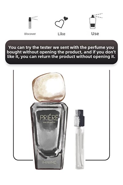 Imprime Prière Edp 50ml Women's Perfume - Spicy and Floral, Plum, Clove, Rose, Peach, Vanilla, Amber