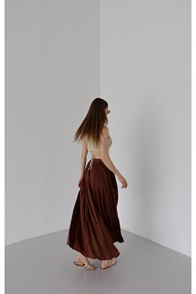 Laluvia Taba színű szoknya