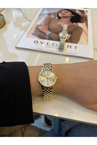 Bluemix Aksesuar SEDEF DESENLİ ÇELİK KOL SAATİ