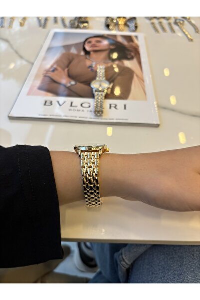 Bluemix Aksesuar SEDEF DESENLİ ÇELİK KOL SAATİ