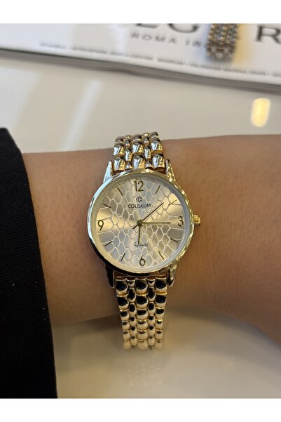 Bluemix Aksesuar SEDEF DESENLİ ÇELİK KOL SAATİ