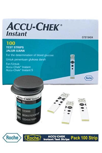 ACCU-CHEK Instant Wireless Blood Glucose Meter Bundle with Lancing Device + 100 Test Strips