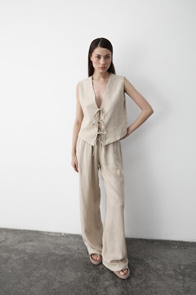 Laluvia 100% pamut három fűzős mellény nadrág és Insano szett