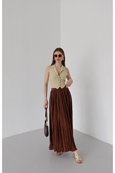 Laluvia Taba színű szoknya