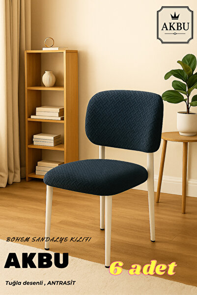 AKBU 6 adet bohem sandalye kılıfı / yeni model sandalye örtüsü / elma sandalye kılıfı (alt-üst olarak)