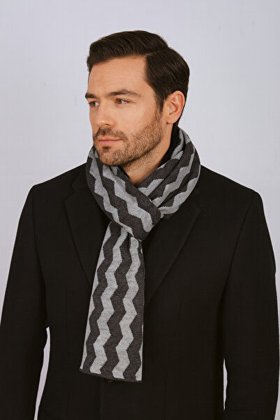 Sebir Moda Eșarfă tricotată cu model în zig-zag