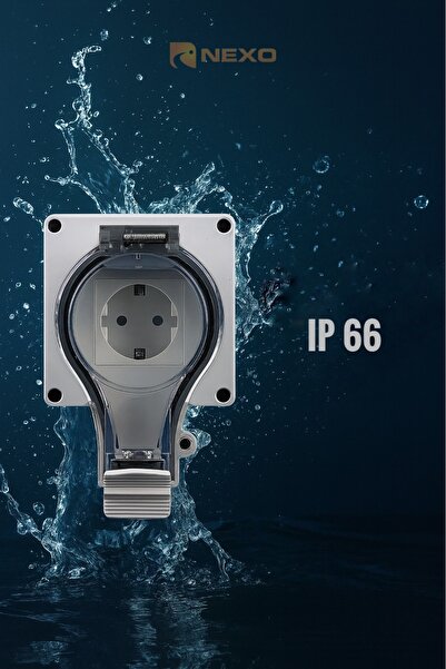 Nexo Su Geçirmez Tekli priz
