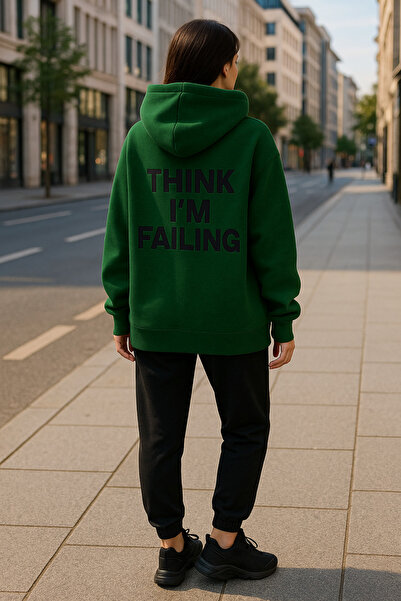 UNCİA OUTDOORS Φούτερ Unisex με στάμπα με κουκούλα