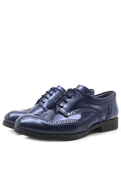 Rakerplus Titan Navy Blue λουστρίνι με κορδόνια Classic Boy's Shoes