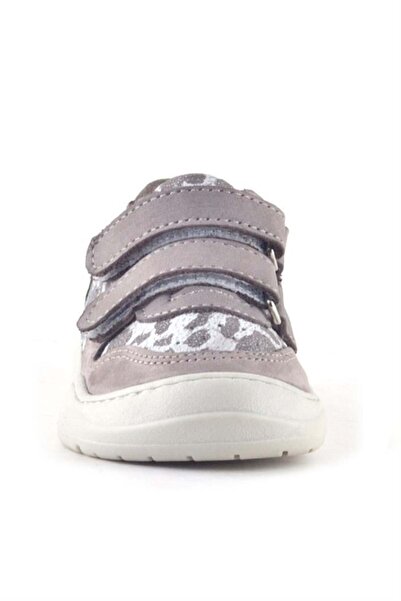 Rakerplus Schaggy Genuine Leather Beige Patterned Baby Sneakers