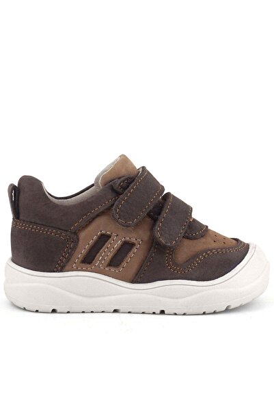 Rakerplus Schaggy Genuine Leather Brown Baby Sneakers