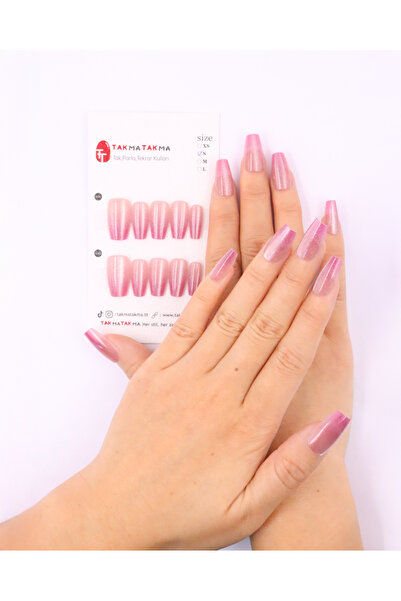 Takma Takma S Beden 10'lu Pembe Orta Balerin TT1149 Tekrar Kullanılabilir Pro...