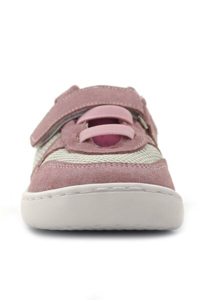 Rakerplus Bob Genuine Leather Powder Pink Barefoot Velcro Elastic Baby Sneaker Shoes