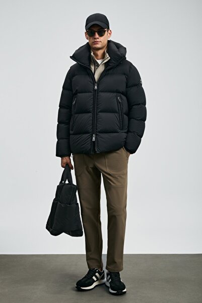 Lufian 112120250 Tommy Goose down Men's Coat Black