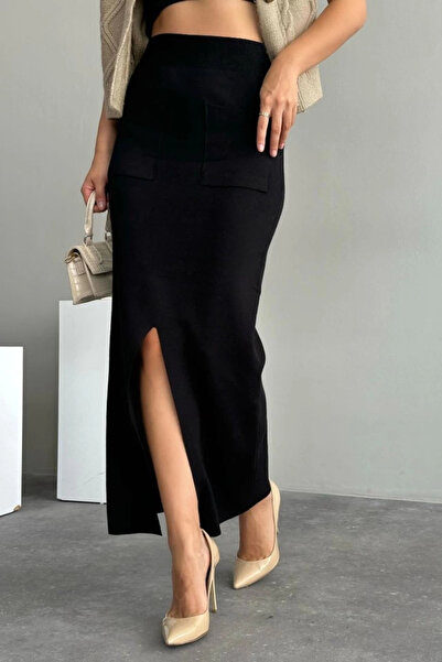 Bijuterria Skirt with Pockets Black
