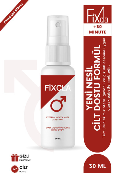FixCla Red Edition 30 Ml Erkek Genital Bölge Bakım Spreyi – Su Bazlı Ferahlık...