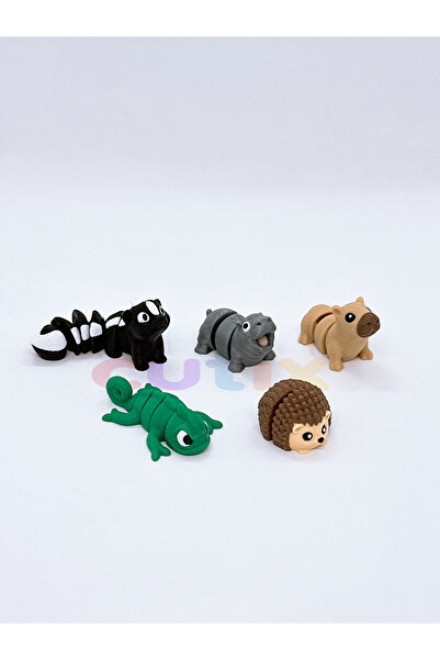 Cutix 25 Adet Organik Çeşitli Mini Figür Eğitici Oyuncak Hayvanlar Çiftlik Hayvanları Oyuncak Hayvan Seti