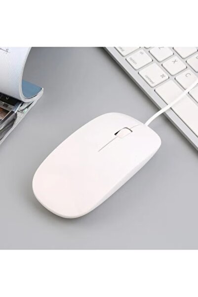 huitich PG Wired Optical Mouse White Color