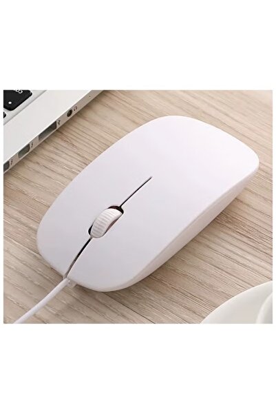 huitich PG Wired Optical Mouse White Color