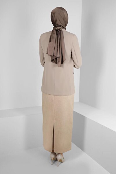 Alvina Φούστα με ίσια κοπή με κρυφή σχισμή 60419