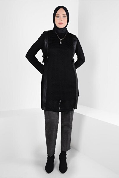 Alvina FİLE DETAYLI YELEKLİ TUNİK 44287