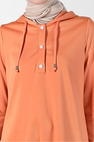 Alvina Hooded Snap-On Tracksuit Tunic - 42570