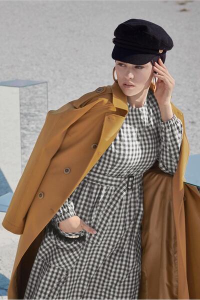 Alvina Крузаний пальто з поясом 90044