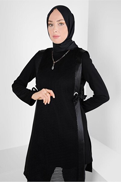 Alvina FİLE DETAYLI YELEKLİ TUNİK 44287