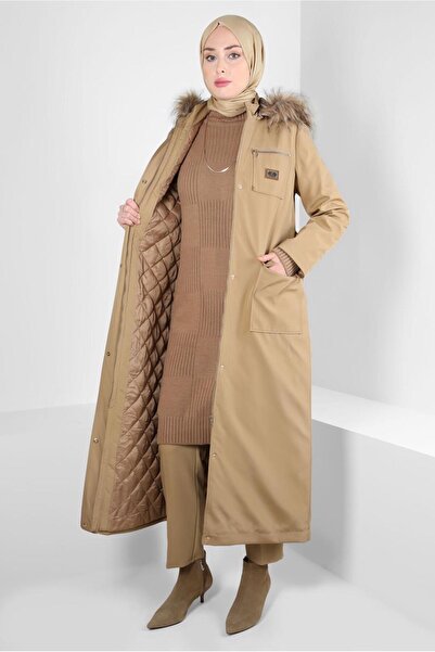 Alvina KAPÜŞONU KÜRKLÜ PARKA 90370